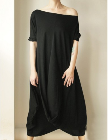 Černé oversize šaty