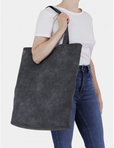 Tmavě šedá taška Mega Shopper bag