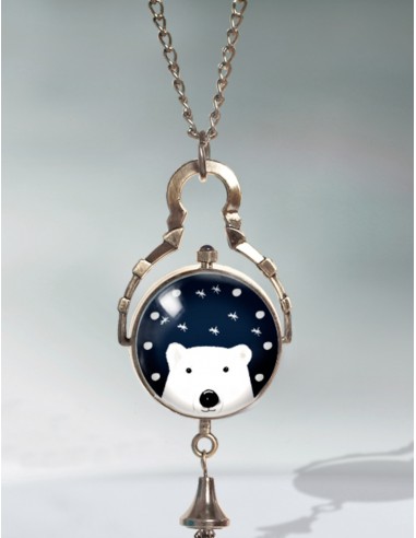 Hodinkový náhrdelník Polar Bear