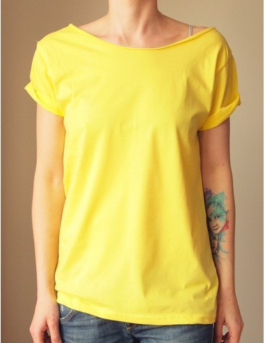 Žluté oversize tričko